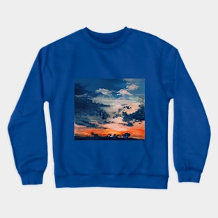 sunset abstract Crewneck Sweatshirt